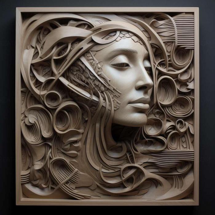 نموذج ثلاثي الأبعاد لآلة CNC 3D Art 